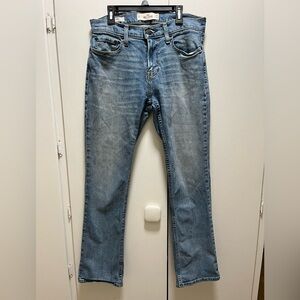 Hollister Epic Flex Bootcut Men's Light Blue Jeans. W30, L30